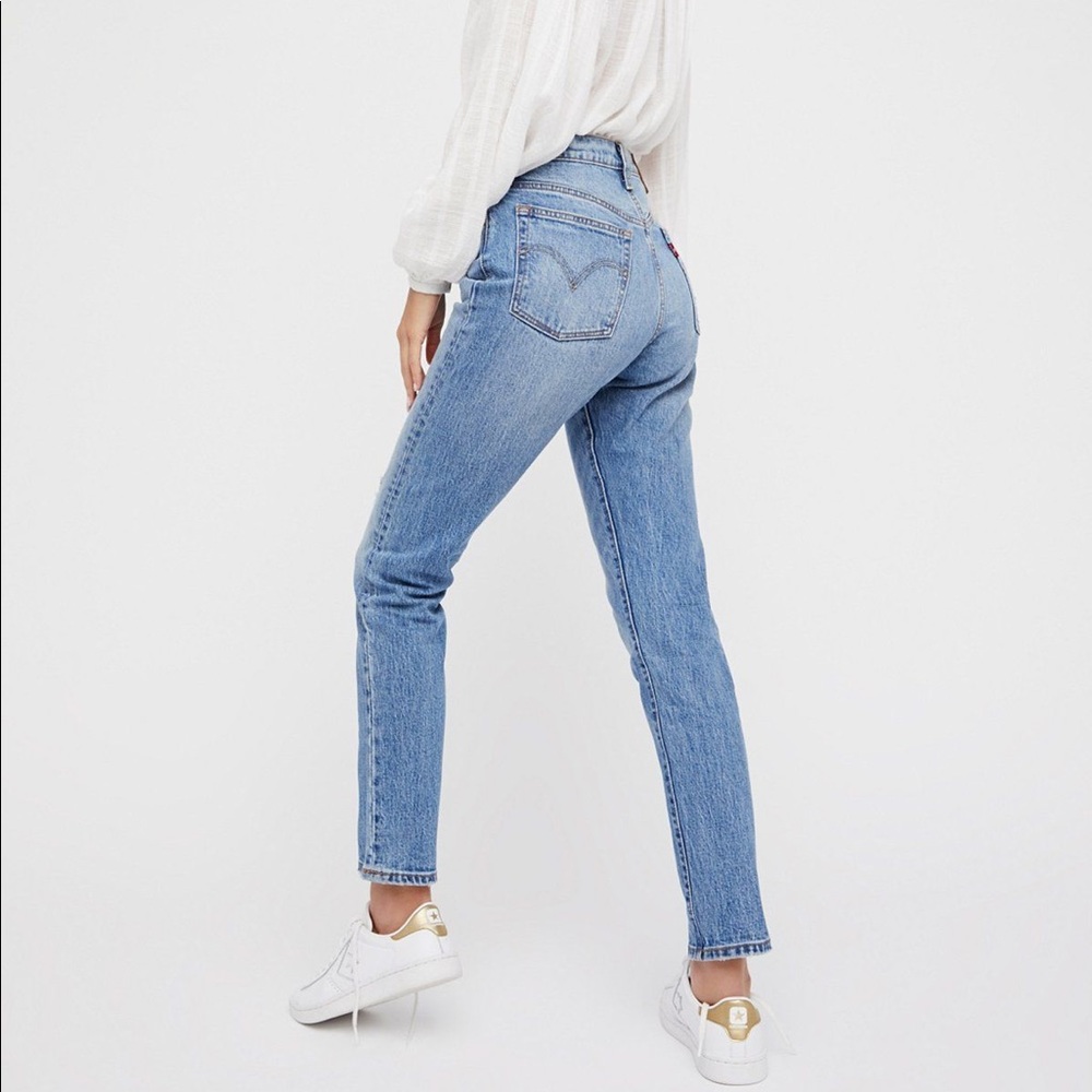 Levi wedgie high rise jeans